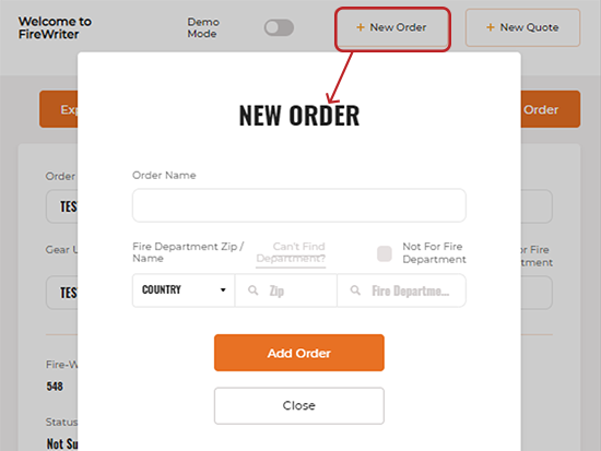 New Order_From Header