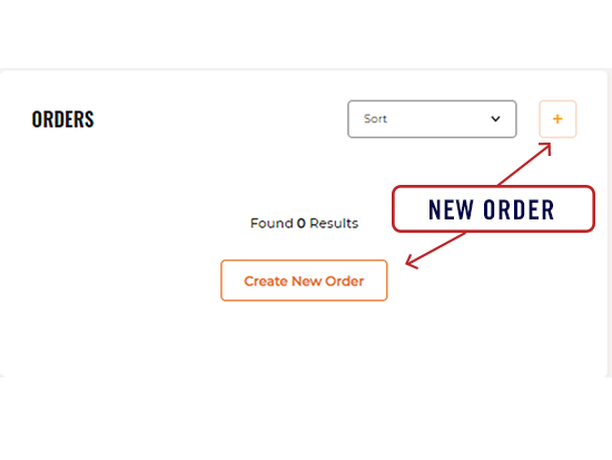 New Order_From Order Tab